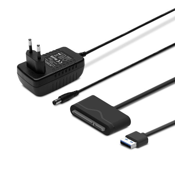 EAN 5901986045694 - Savio AK-39 USB 3.0 - SATA III adapter for 3.5/2.5\" drives with power supply - Adapter - Digital/Daten t imagen 1