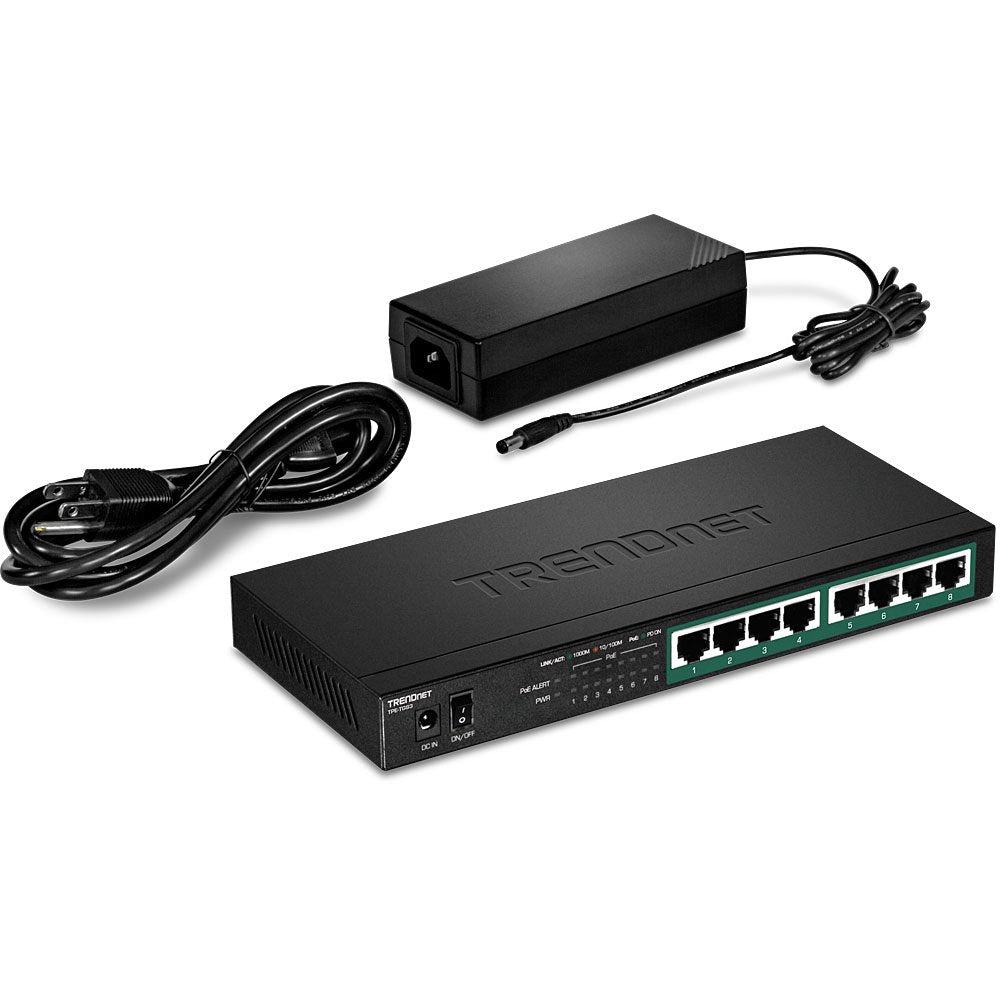 EAN 0710931162233 - Trendnet TPE-TG83 switch No administrado Gigabit Ethernet (10/100/1000) Energía sobre Ethernet (PoE) Negr imagen 5