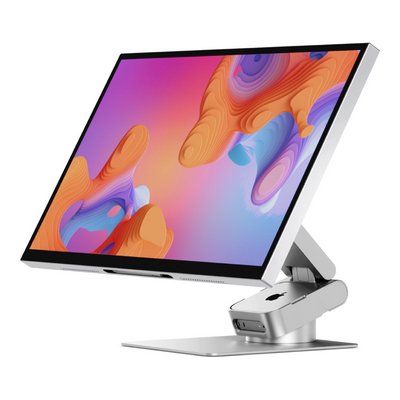 Alogic Aspekt Omni Fold Stand Mac Mini For 32 Monitor Silver