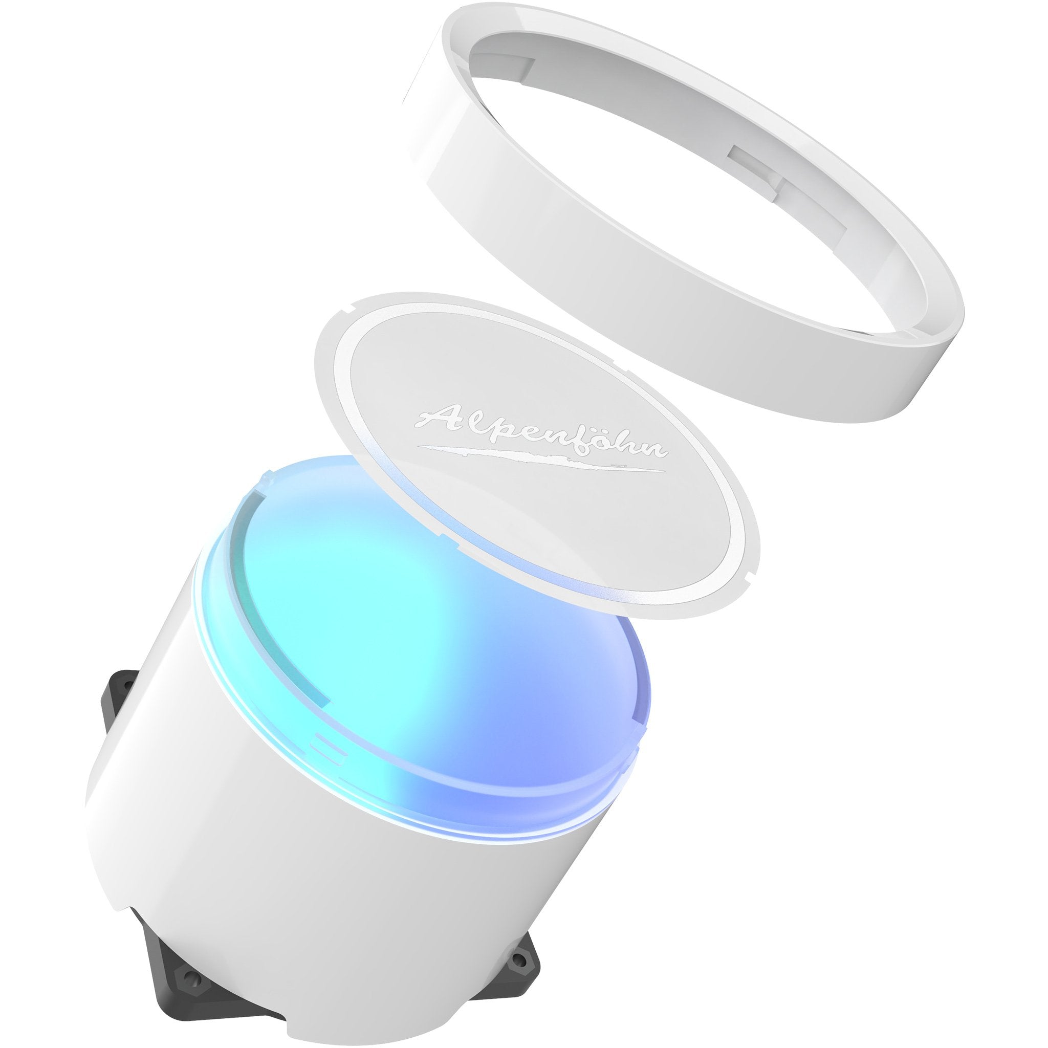 Alpenföhn 360 White Rgb Refrigeración Por Agua, Blanco