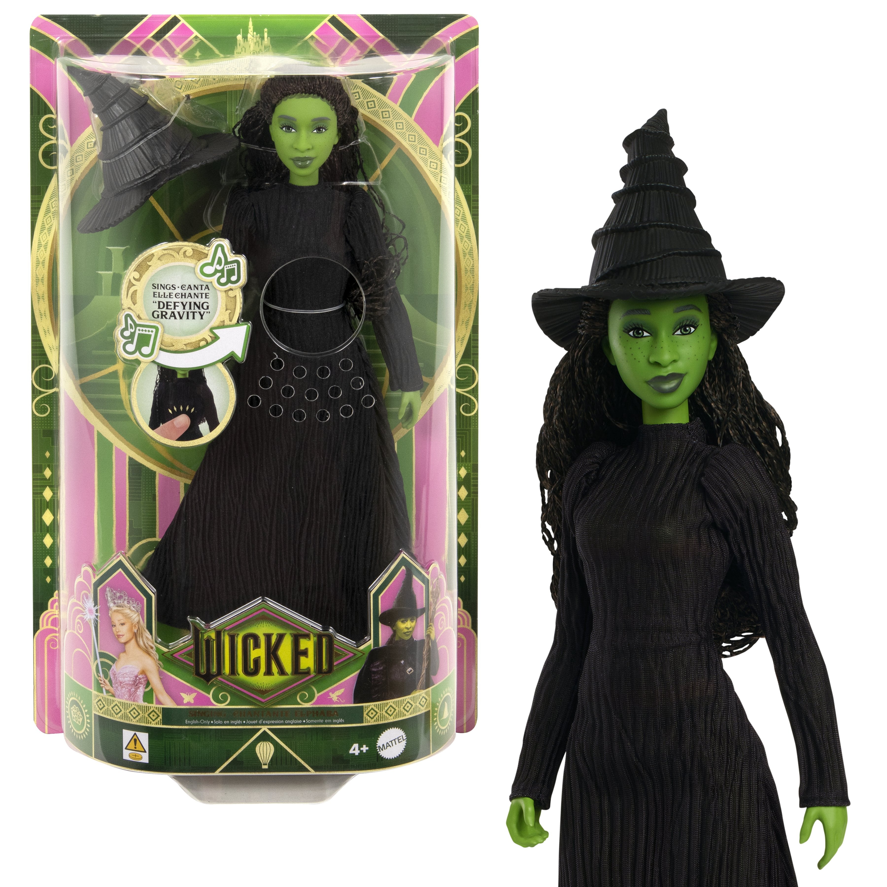 Muñeca Mattel Wicked Singende Elphaba Hym40
