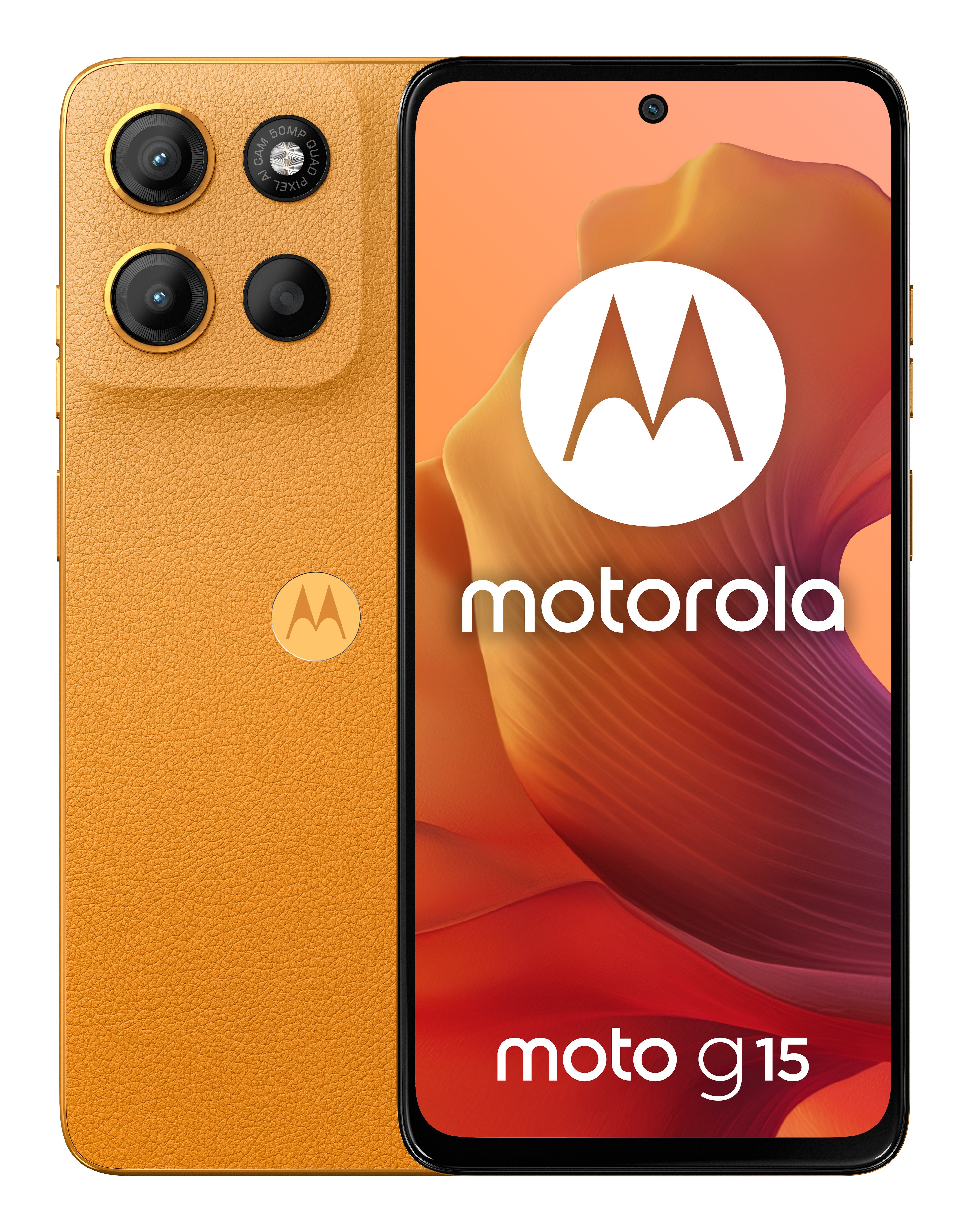 EAN 0840023283253 - Motorola moto g15 17,1 cm (6.72") SIM doble Android 15 4G USB Tipo C 8 GB 128 GB 5200 mAh Naranja imagen 2