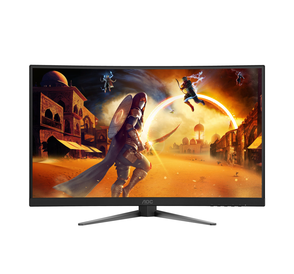 EAN 4038986183703 - AOC G4 CQ27G4Z2P pantalla para PC 68,6 cm (27") 2560 x 1440 Pixeles Quad HD LCD Negro, Rojo imagen 12