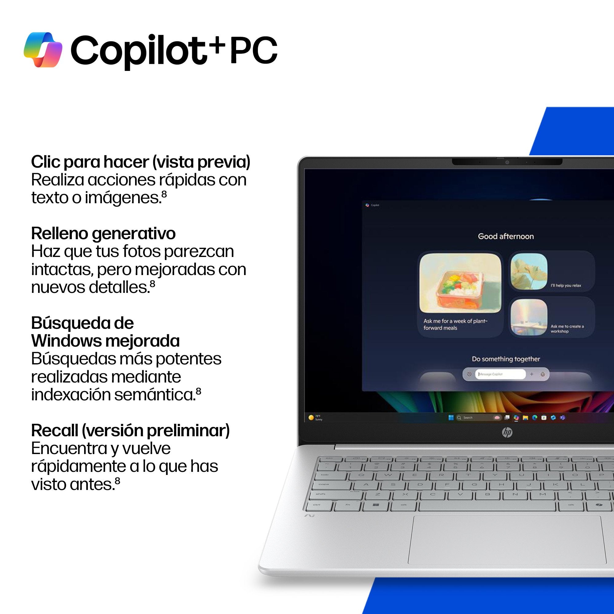 EAN 0821844595763 - HP OmniBook 3 Laptop Next Gen AI 14-hz0005nsx Copilot+ PC Snapdragon X1-26-100 Portátil 35,6 cm (14") 2K imagen 9