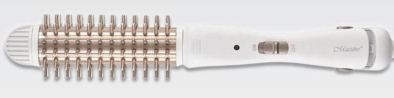 EAN 4820268322395 - Maestro MR-263 Utensilio de peinado Cepillo alisador y rizador de pelo Caliente Blanco, Oro rosa 55 W imagen 3