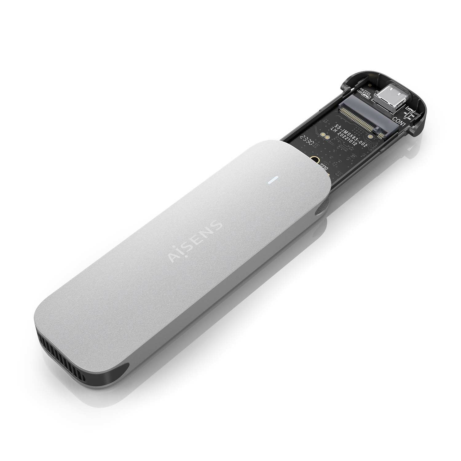 EAN 8436574709698 - AISENS ASM2-025SL caja para disco duro externo Caja externa para unidad de estado sólido (SSD) imagen 2