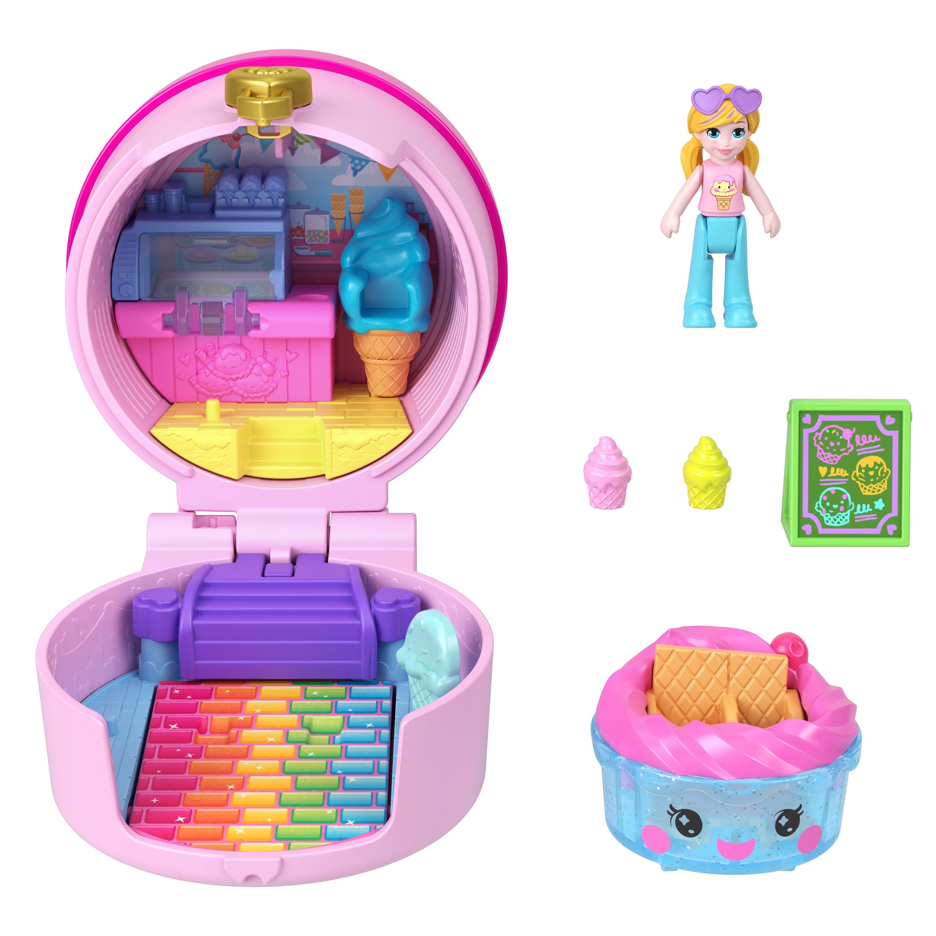 Zestaw Figurek Polly Pocket Przekaska Niespodzianka