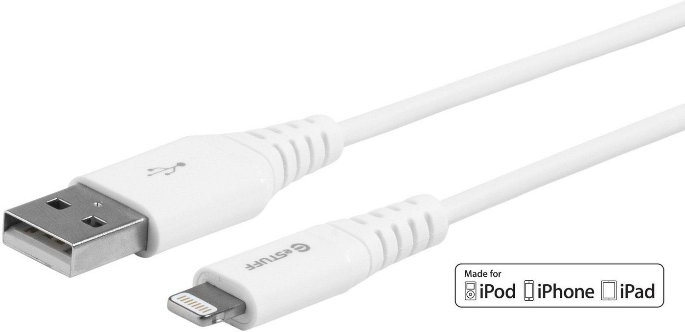Estuff Es601004-Bulk Cable De Conector Lightning 0,15 M Blanco