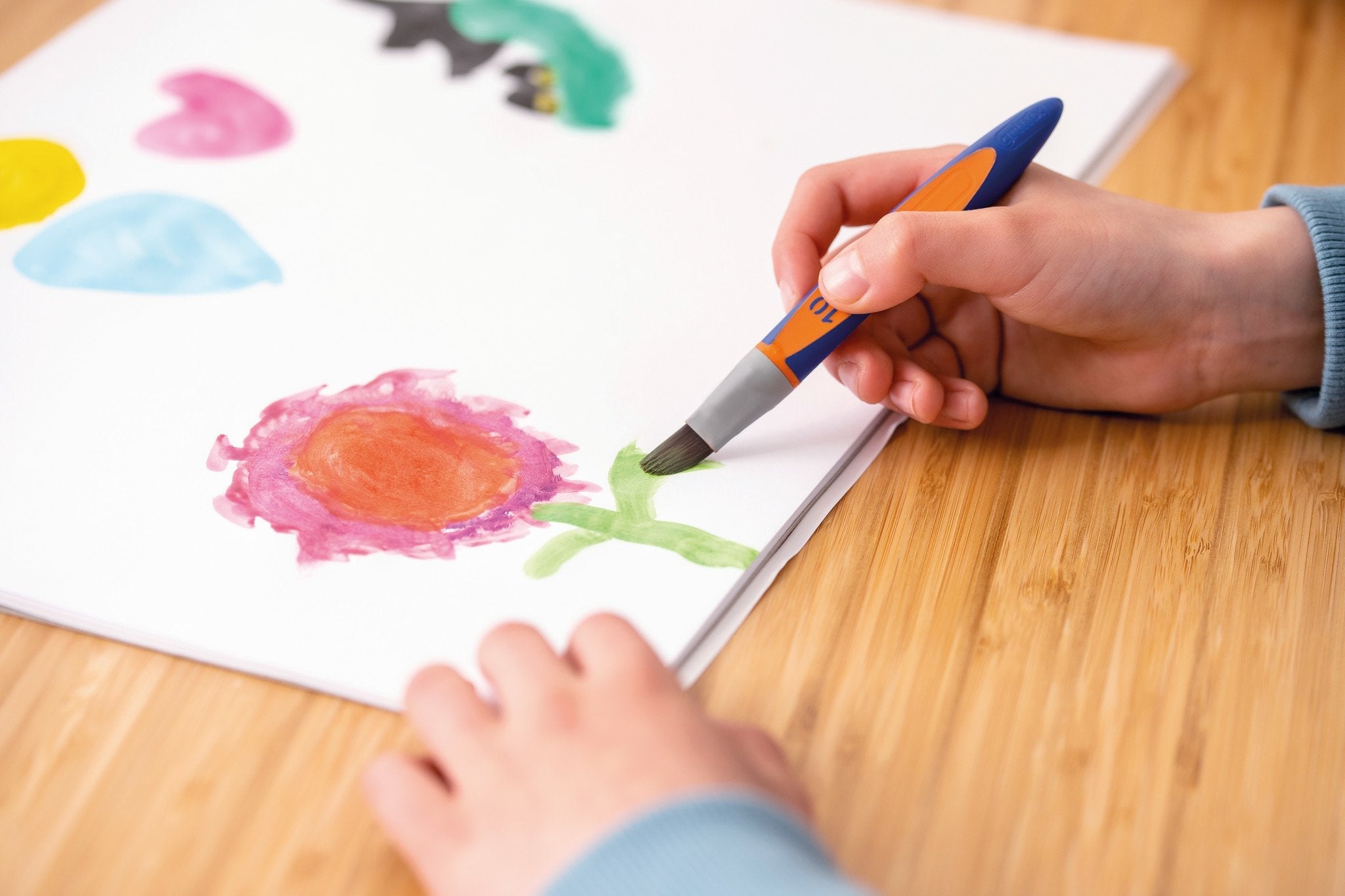 Caja De Pintura Pelikan K12® Verde Con Blanco Opaco, 12 Colores