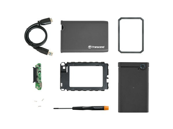 EAN 0760557835622 - Transcend TS0GSJ25CK3 caja para disco duro externo Carcasa de disco duro/SSD Gris 2.5" imagen 5
