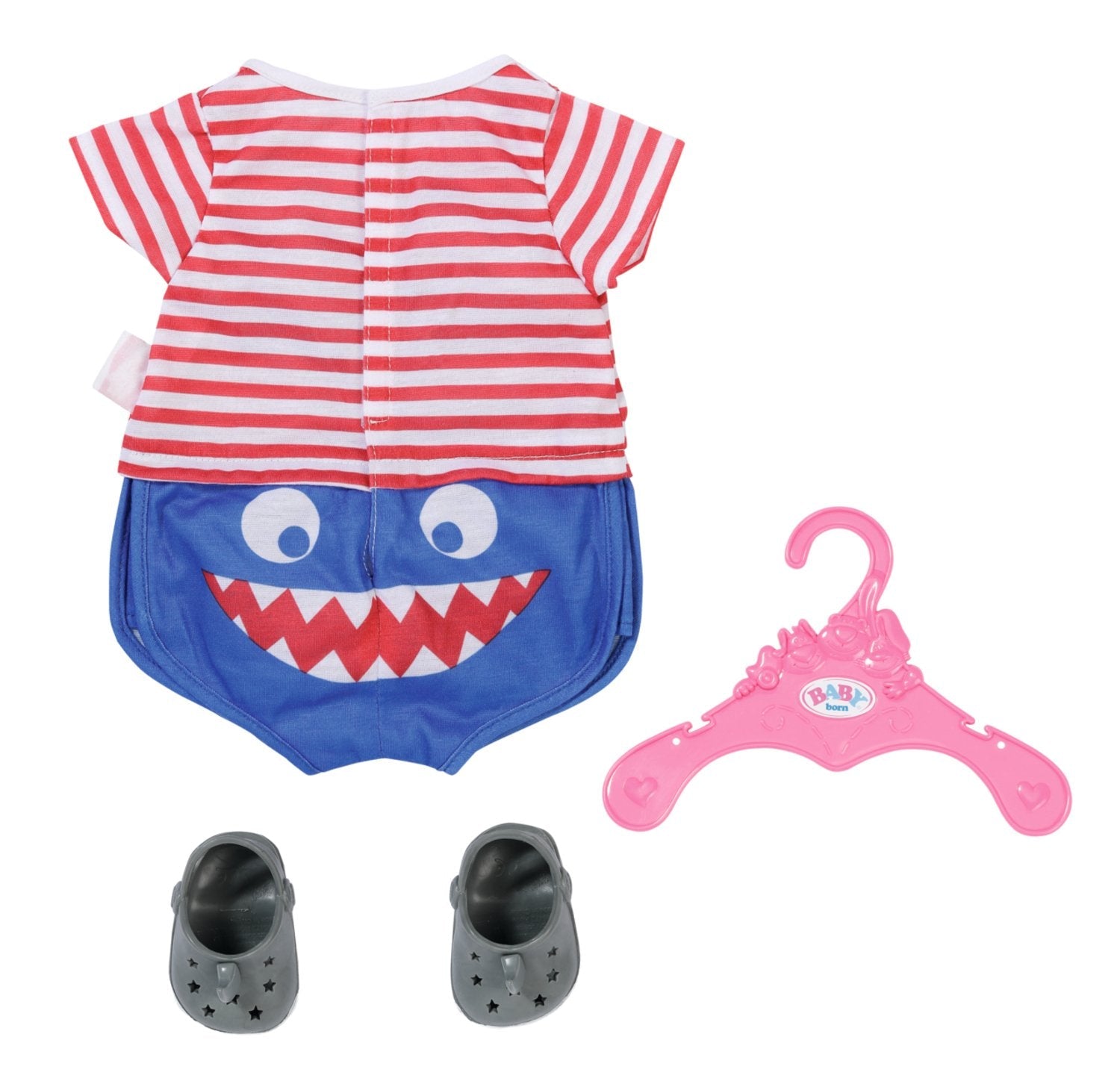 EAN 4001167834268 - BABY born Bath Pyjamas wShoes blue 43cm Pijama de muñeca imagen 2
