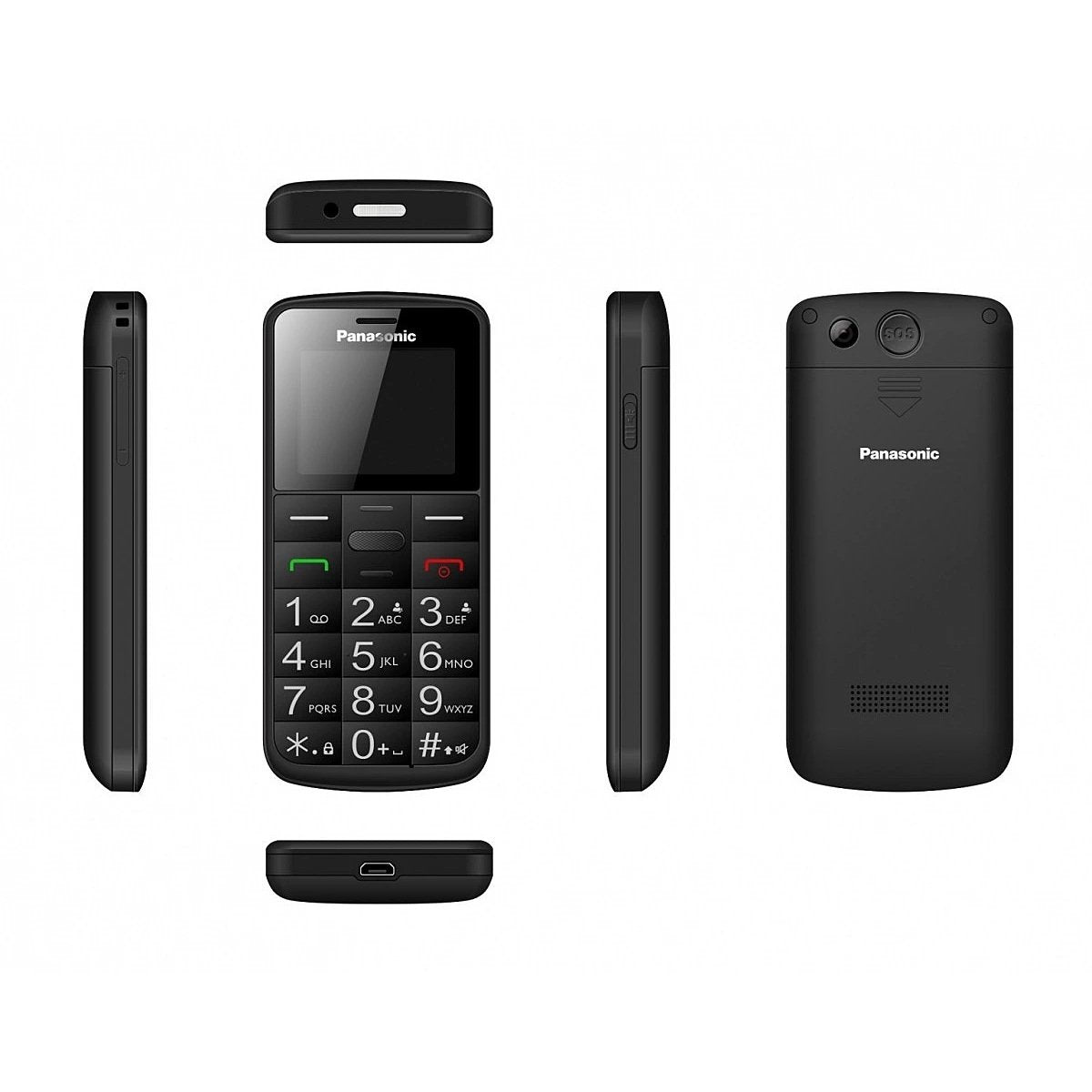 EAN 4010869282017 - Panasonic KX-TU110 4,5 cm (1.77") Negro Característica del teléfono imagen 2