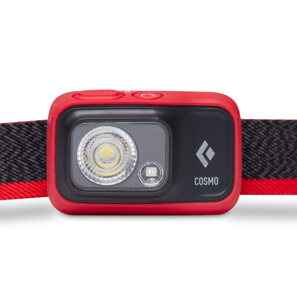 Linterna Frontal Black Diamond Cosmo 350 Negra Y Roja
