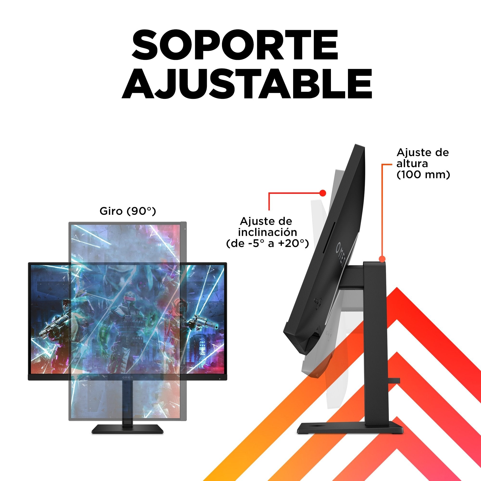 EAN 1970296154666 - OMEN by HP 27 inch FHD 240Hz Gaming Monitor - OMEN 27s pantalla para PC 68,6 cm (27") 1920 x 1080 Pixeles imagen 4