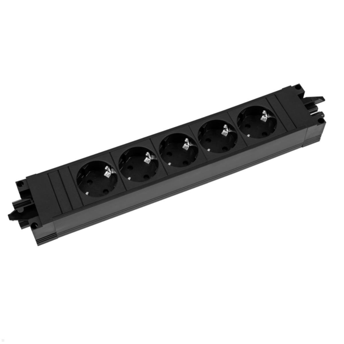 Regleta Bachmann 906.18821 Toma De Corriente Tipo F Negro