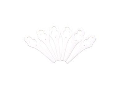 Bosch Diy & Garden Cuchillo De Plástico Art 23 Cm, Cuchillo De Repuesto Blanco, 24 Piezas F016800177