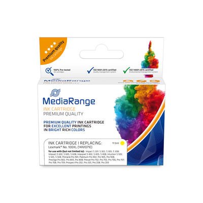 Mediarange Cartucho Lexmark Nr. 100xl Con Chip Amarillo
