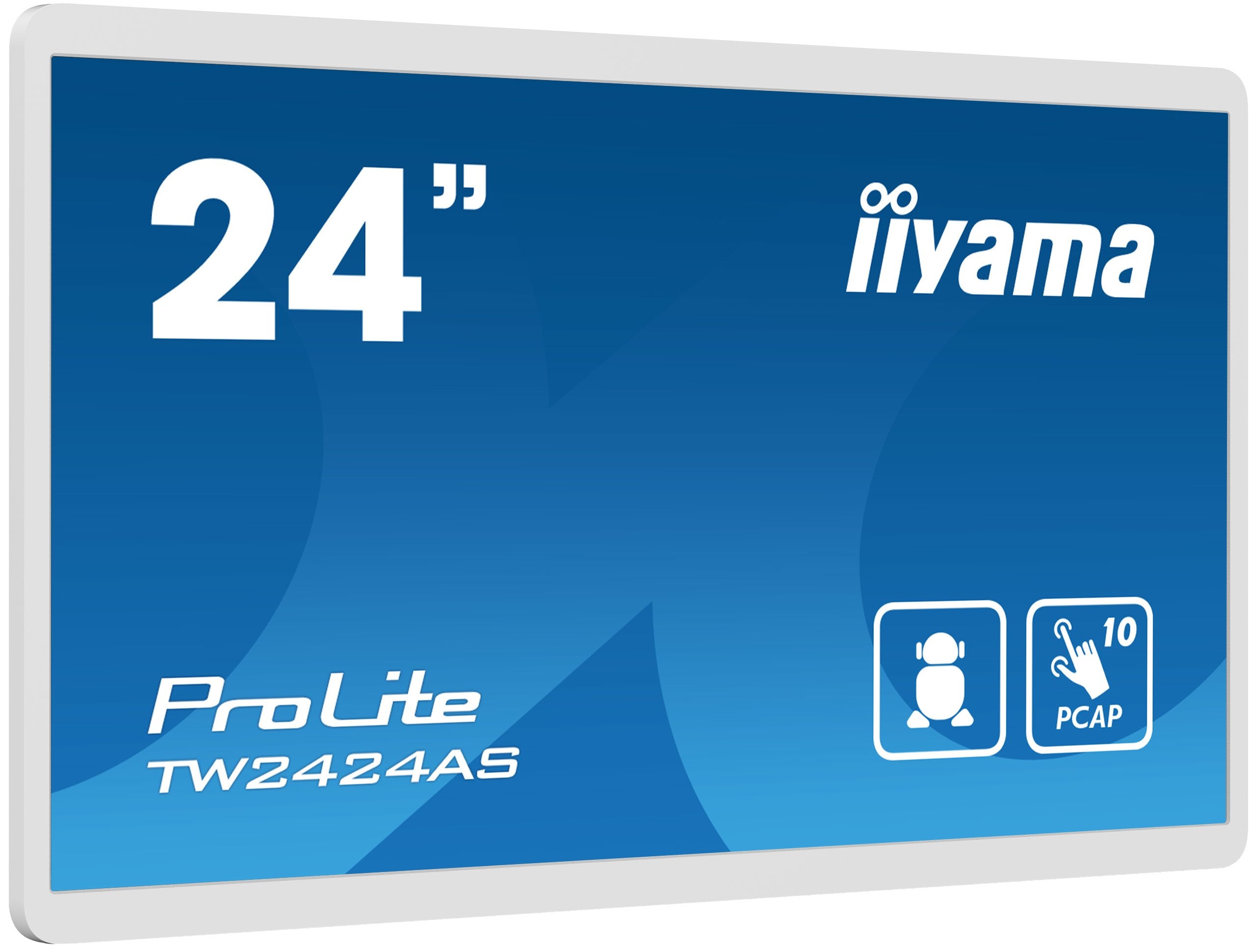 EAN 4948570122950 - iiyama TW2424AS-W1 pantalla para PC 60,5 cm (23.8") 1920 x 1080 Pixeles 4K Ultra HD Pantalla táctil Negro imagen 1