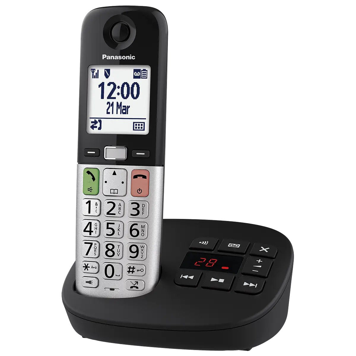 EAN 5025232969159 - Panasonic KX-TGU430 Teléfono DECT Identificador de llamadas Negro, Gris imagen 1