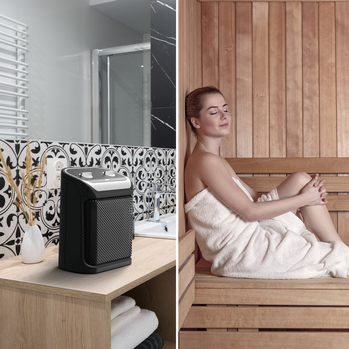 Calefactor Con Ventilador Rowenta Mini Excel Keramik (Negro) So9261
