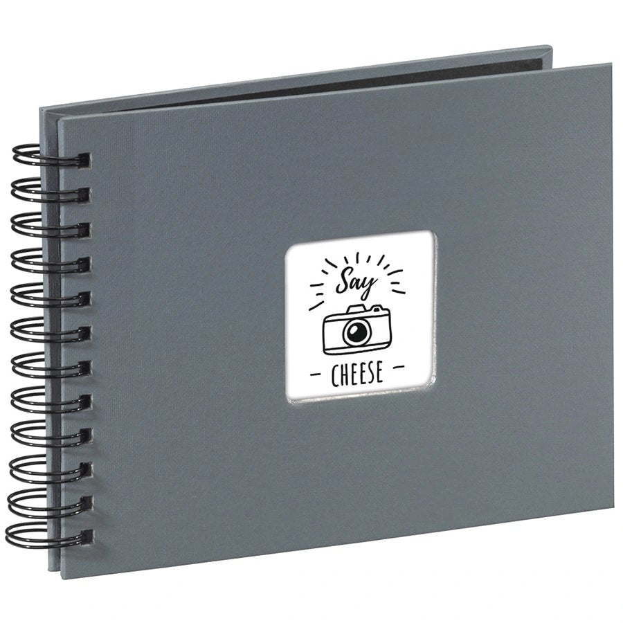 Hama Fine Art Spiral Grey 24x17 50 Black Pages 94884