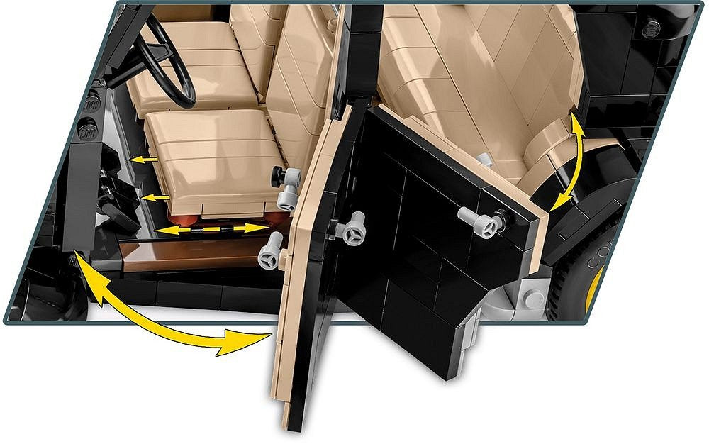 Juguete De Construcción Cobi Citroen Traction Avant 11cv 1938 - Executive Edition, Escala 1:12 300723