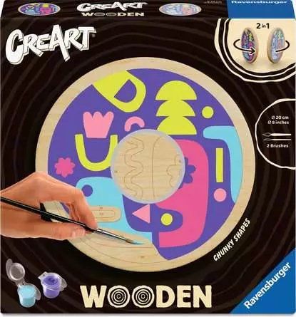 Ravensburger Creart Wooden - Eckige Formen 25922