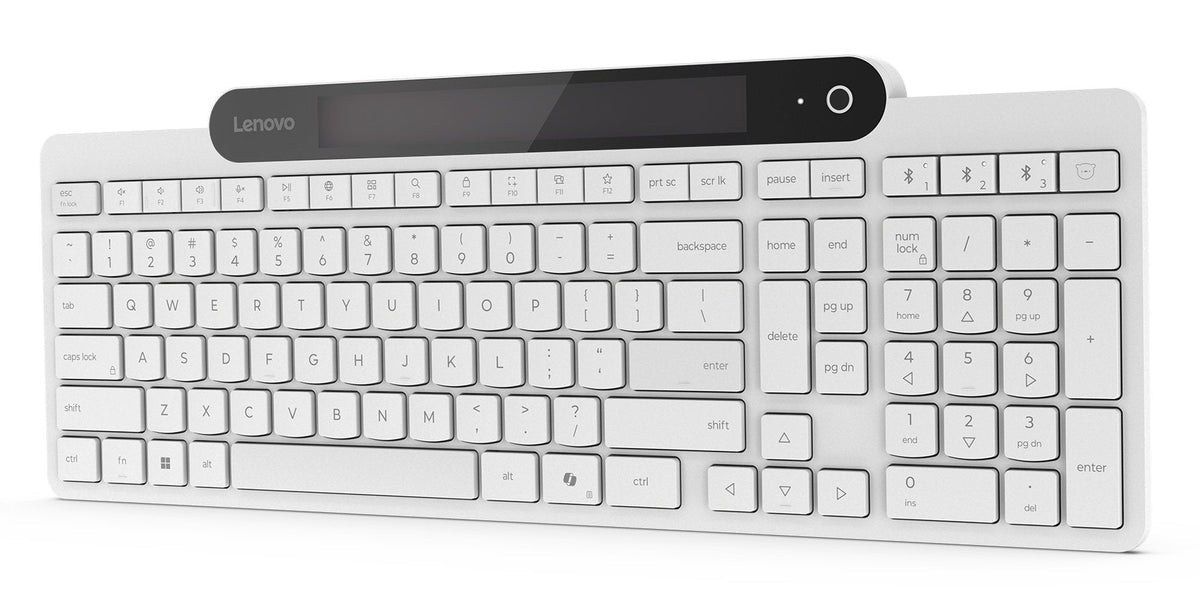 Teclado Lenovo 800 Auto-Carregável Bt Blanco