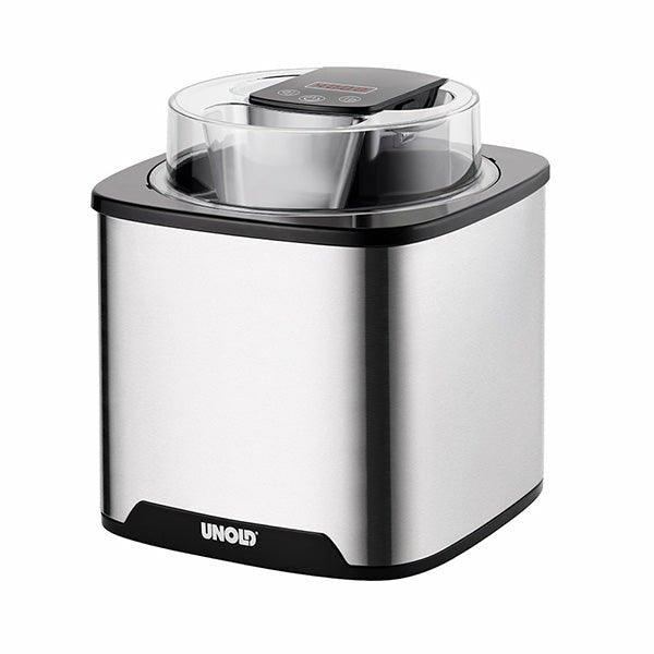 EAN 4011689488559 - Unold 48855 máquina para helados Heladera tradicional 1,5 L 12 W Negro, Acero inoxidable imagen 1