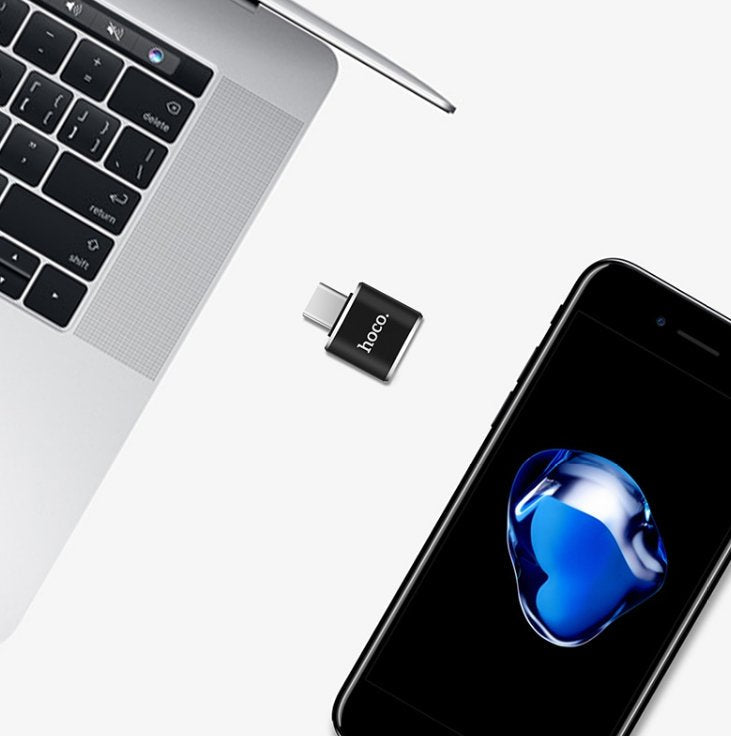 Hoco Adapter Type-C To Usb Black Ua5