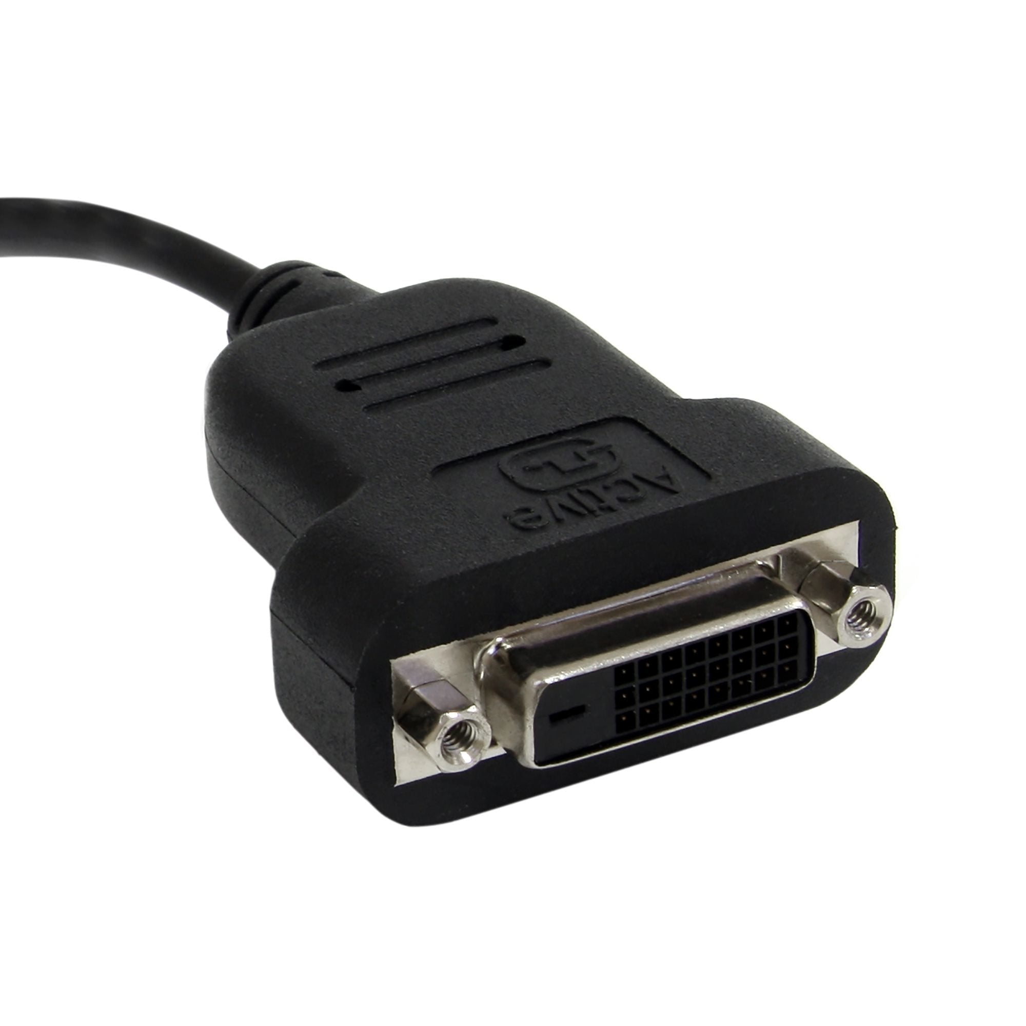 EAN 0065030842334 - StarTech.com MDP2DVIS adaptador de cable de vídeo 0,12 m DVI-D Negro imagen 3