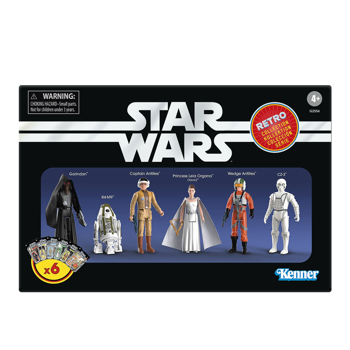 Set 6 Figuras Retro Star Wars: Una Nueva Esperanza 9,5cm