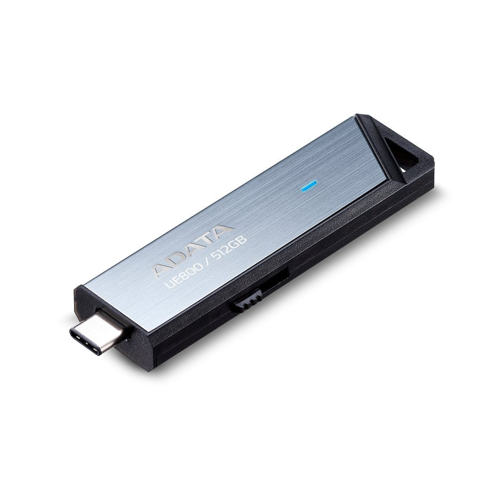 Memoria Usb Adata Ue800 Elite De 512 Gb (Aluminio (Cepillado), Usb-C 3.2 (10 Gbit/S)