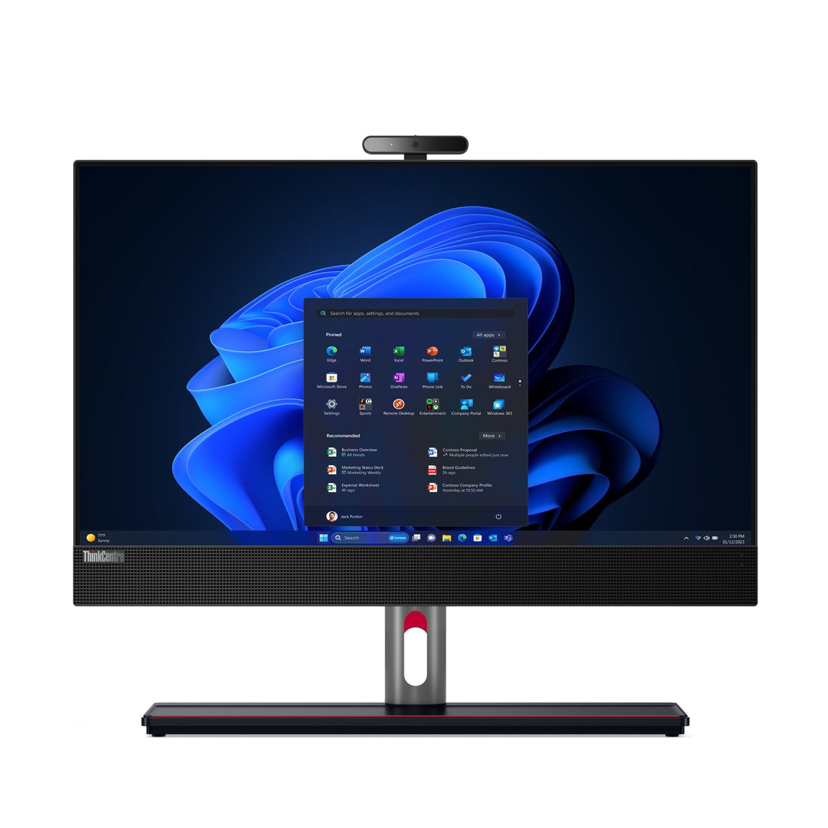 EAN 0199273263349 - Lenovo ThinkCentre M90a Gen 5 Intel® Core™ i5 i5-14500 60,5 cm (23.8") 1920 x 1080 Pixeles Pantalla tácti imagen 1