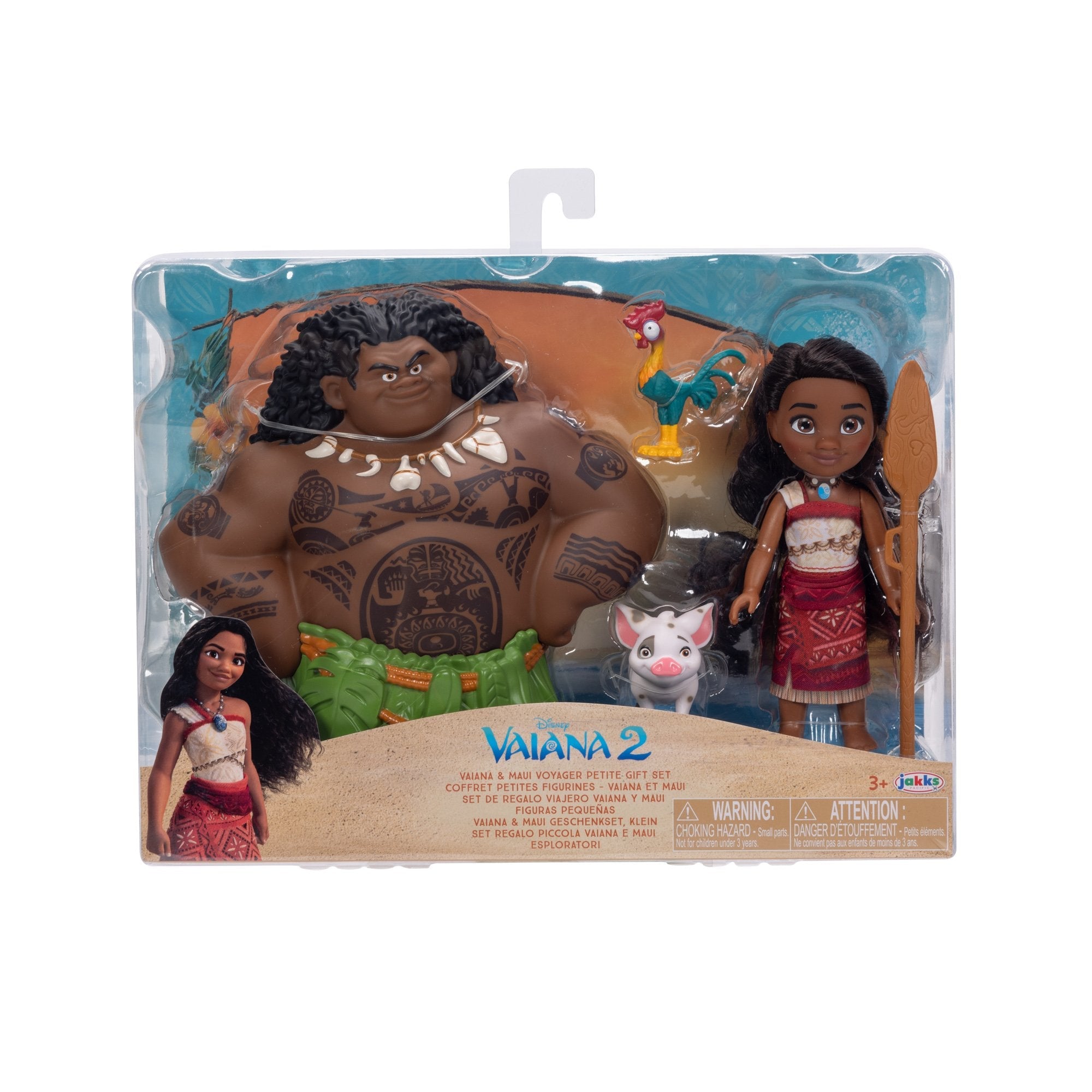 Blister Muñeca Vaiana & Maui Vaiana 2 Disney 15cm