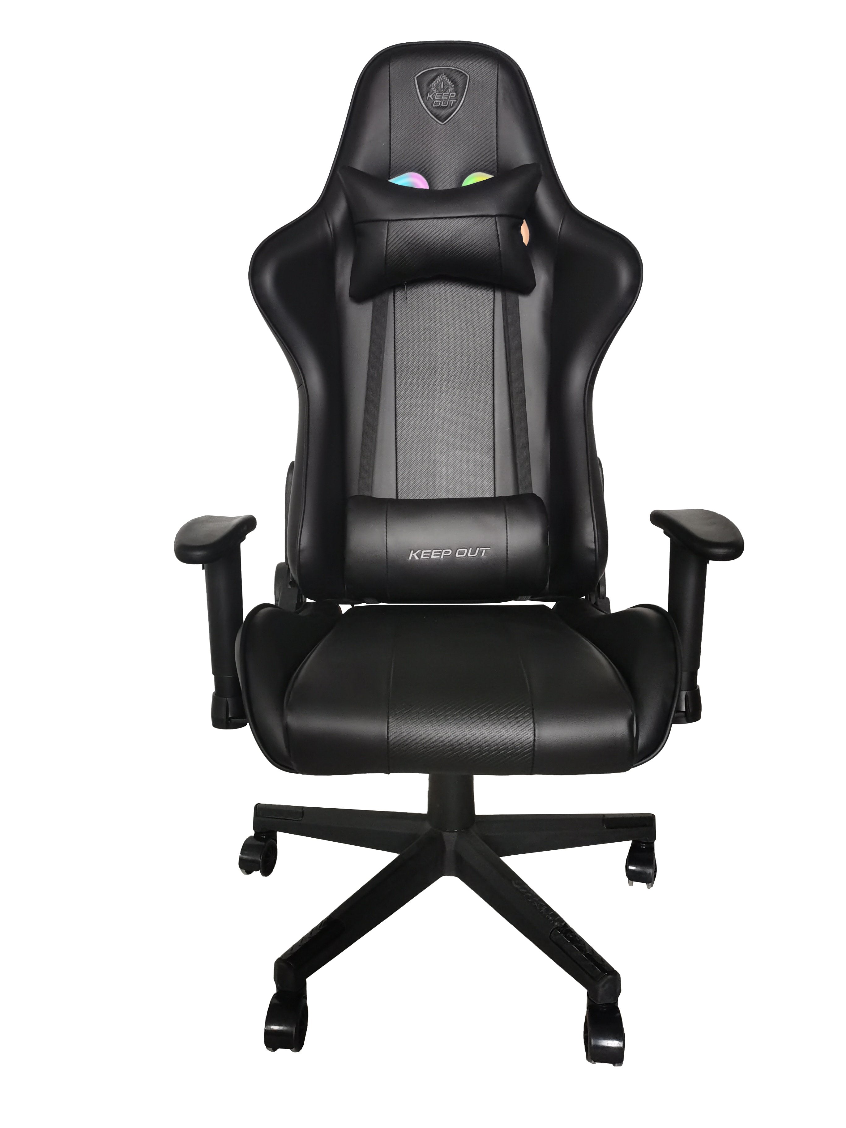 EAN 8435099529057 - KeepOut XSRGB-RACING silla para videojuegos Silla para videojuegos universal Asiento acolchado Negro imagen 10