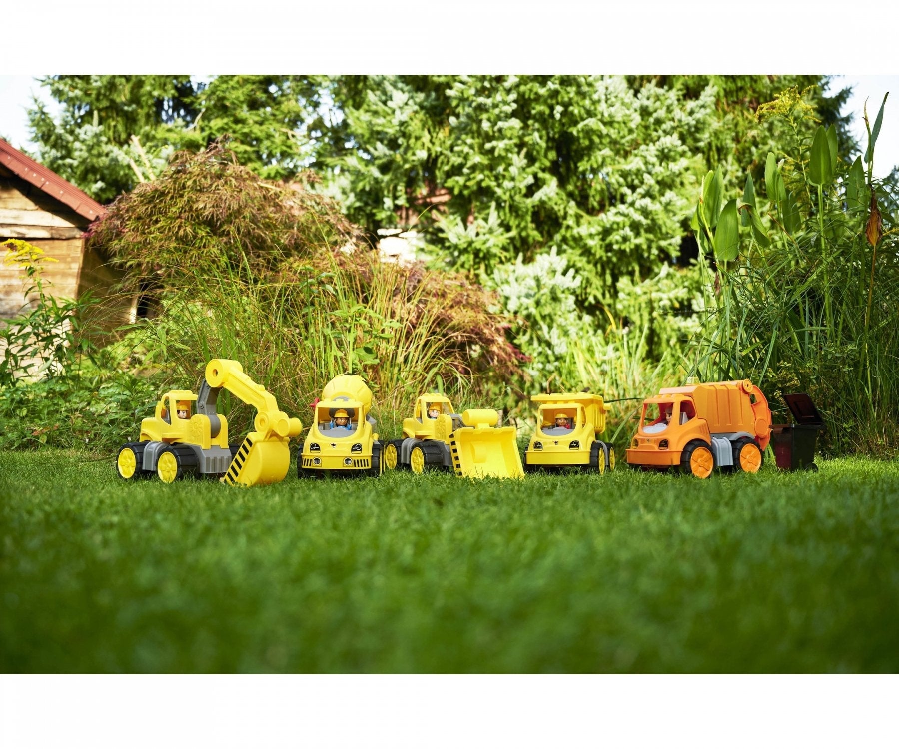 Vehículo De Juguete Big Power-Worker Kipper + Figur, Amarillo/Gris, Camión Basculante, 2 Año(S), Negro, Amarillo