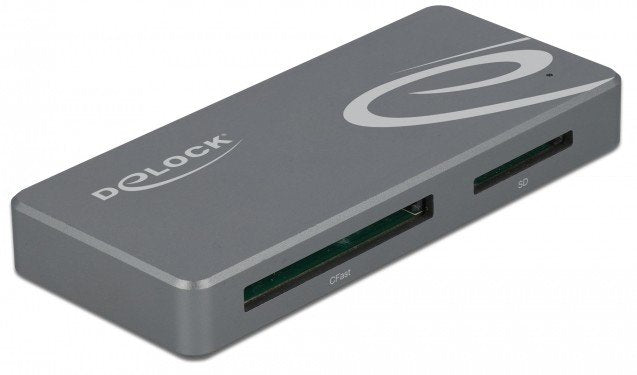 Lector De Tarjetas Usb Usb De Delock, Lector De Tarjetas Gray, + Usb Hub 91754