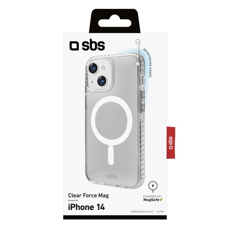 Funda Para Iphone 14 Sbs Temagcovip1461t (6.1") Transparente