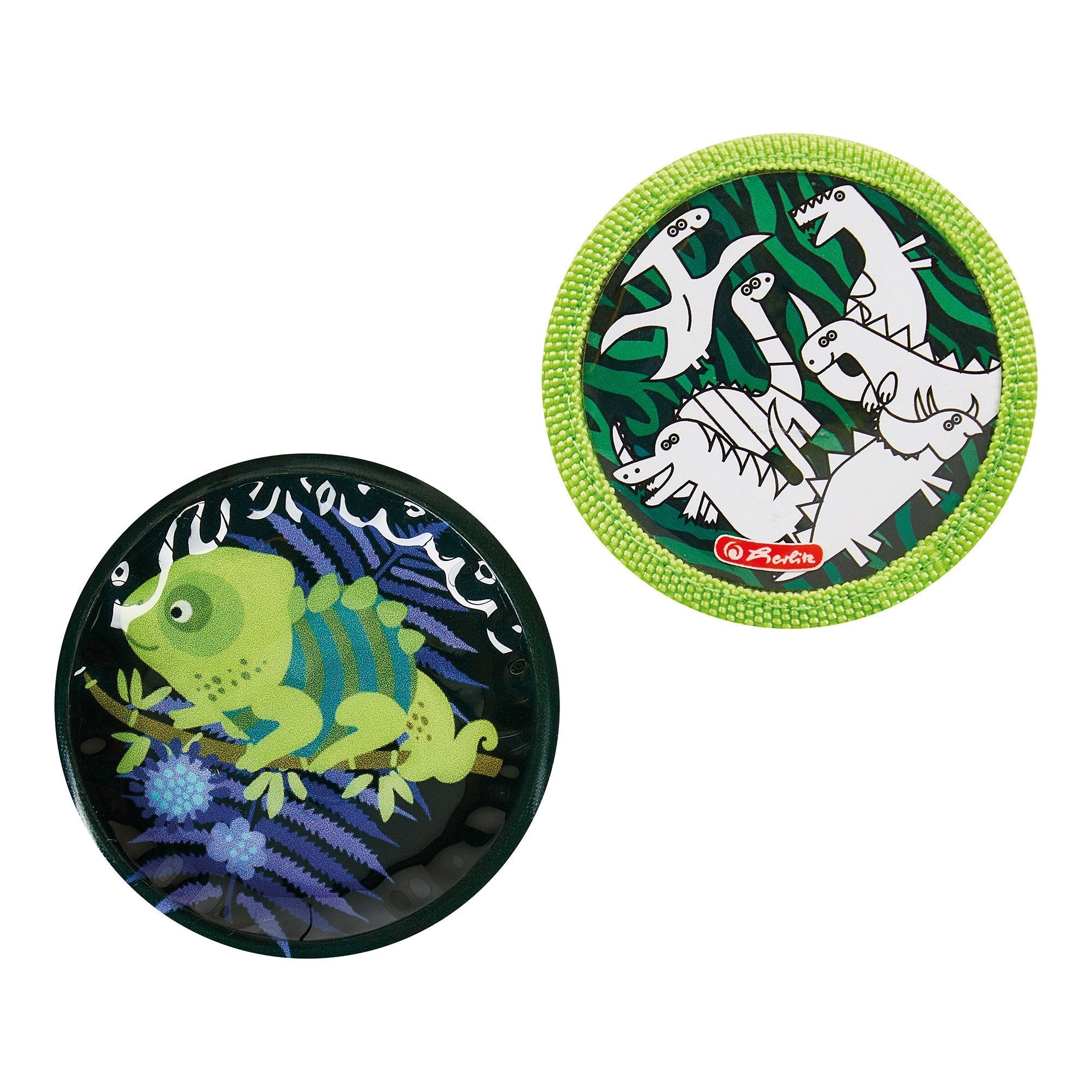 Herlitz Softlight Plus Jungle Juego De Mochila Escolar Niño Poliéster Verde, Oliva