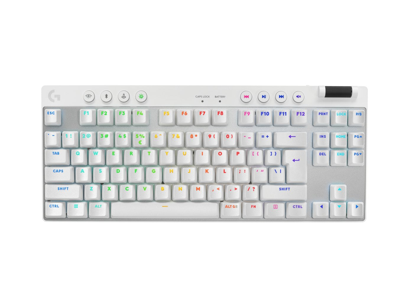 EAN 5099206113343 - Logitech G PRO X TKL teclado Juego RF Wireless + Bluetooth QWERTY Internacional de EE.UU. Blanco imagen 1