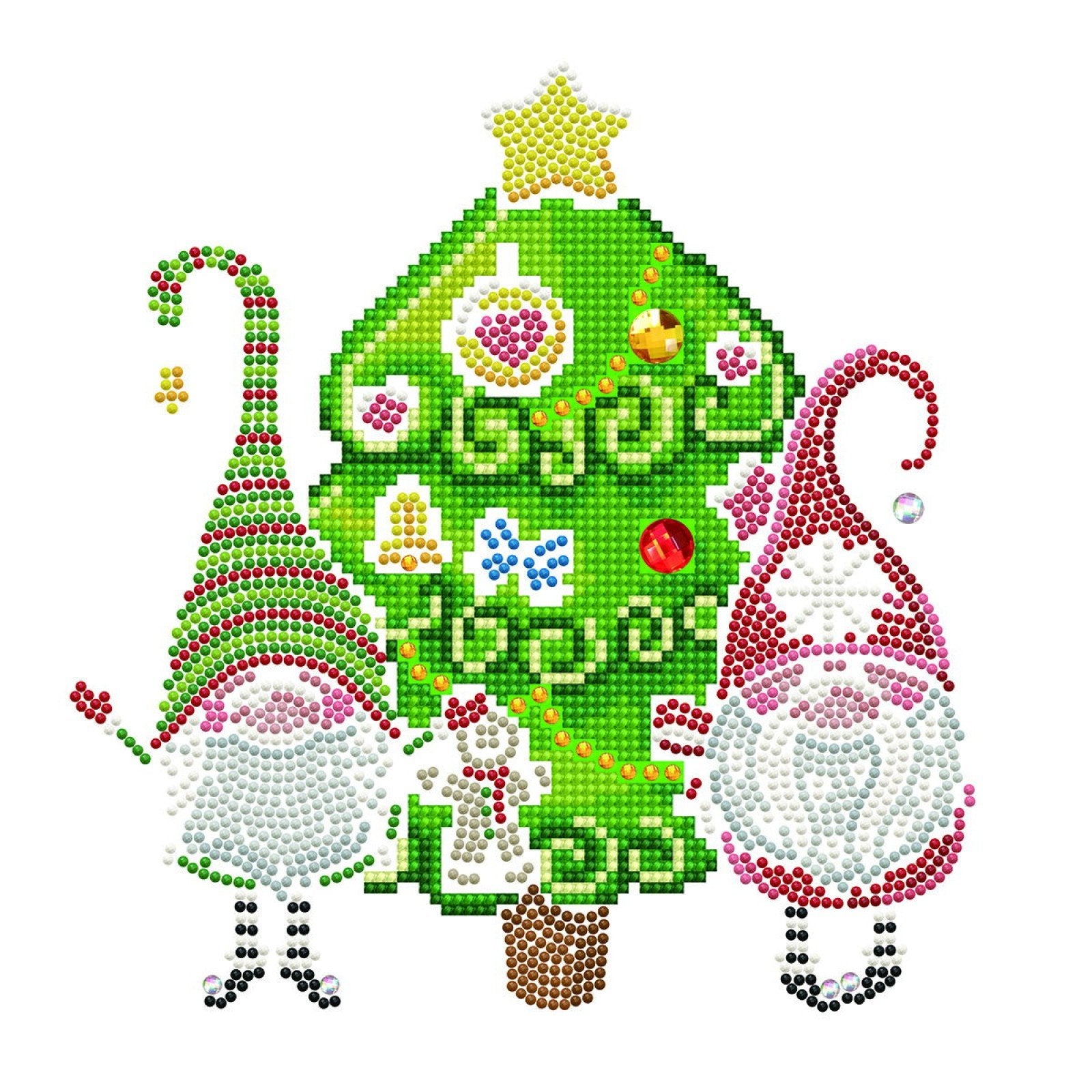 EAN 4895225924875 - Diamond Dotz Christmas Elves imagen 2