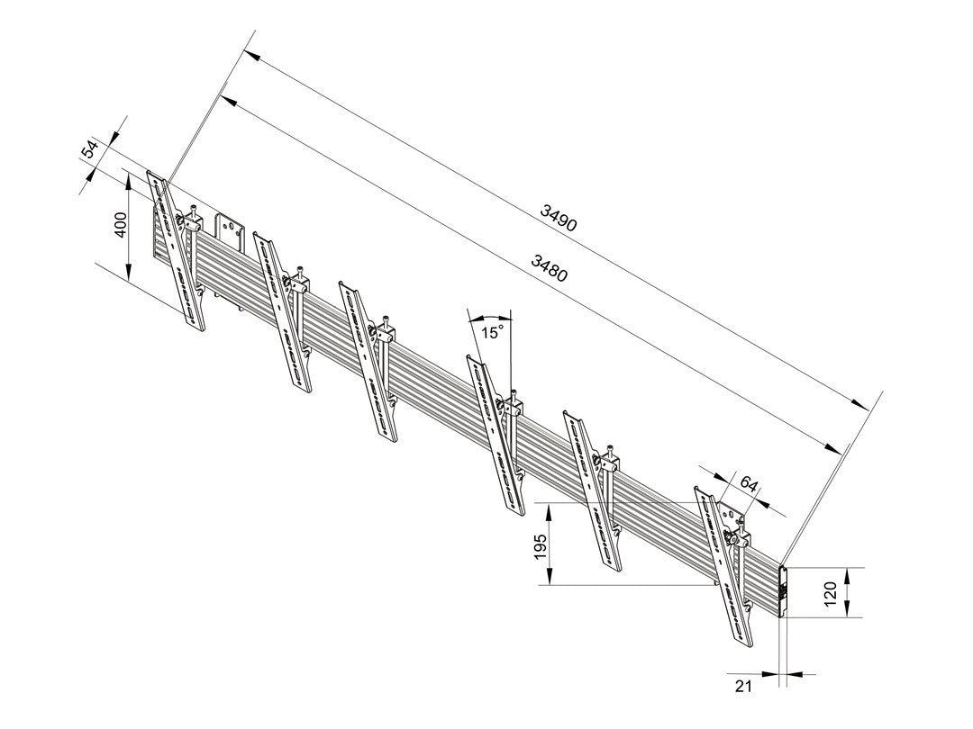 M Wallmount Pro Mbw3u Tilt Black