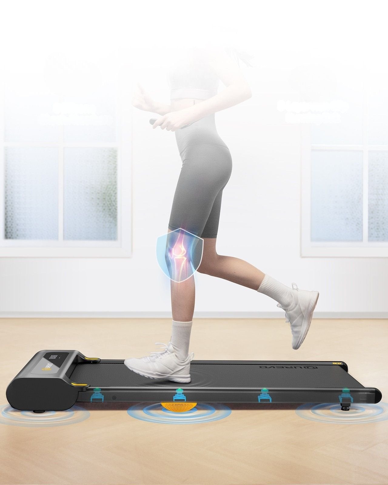 EAN 6975165000445 - Urevo SpaceWalk Lite black cinta de correr 400 x 1024 mm 6 kmh imagen 8