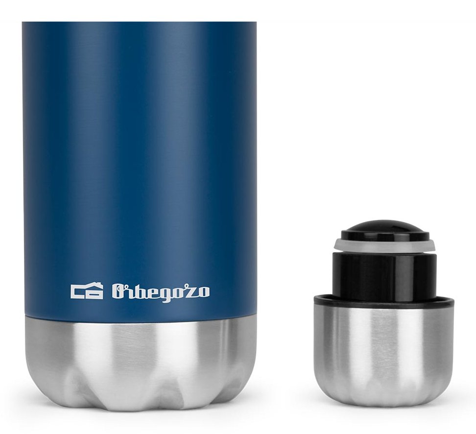 Orbegozo Trl 754 Botella Termo - Conserva Liquidos Frios Y Calientes Hasta 24 Horas - Capacidad 750ml - Acero