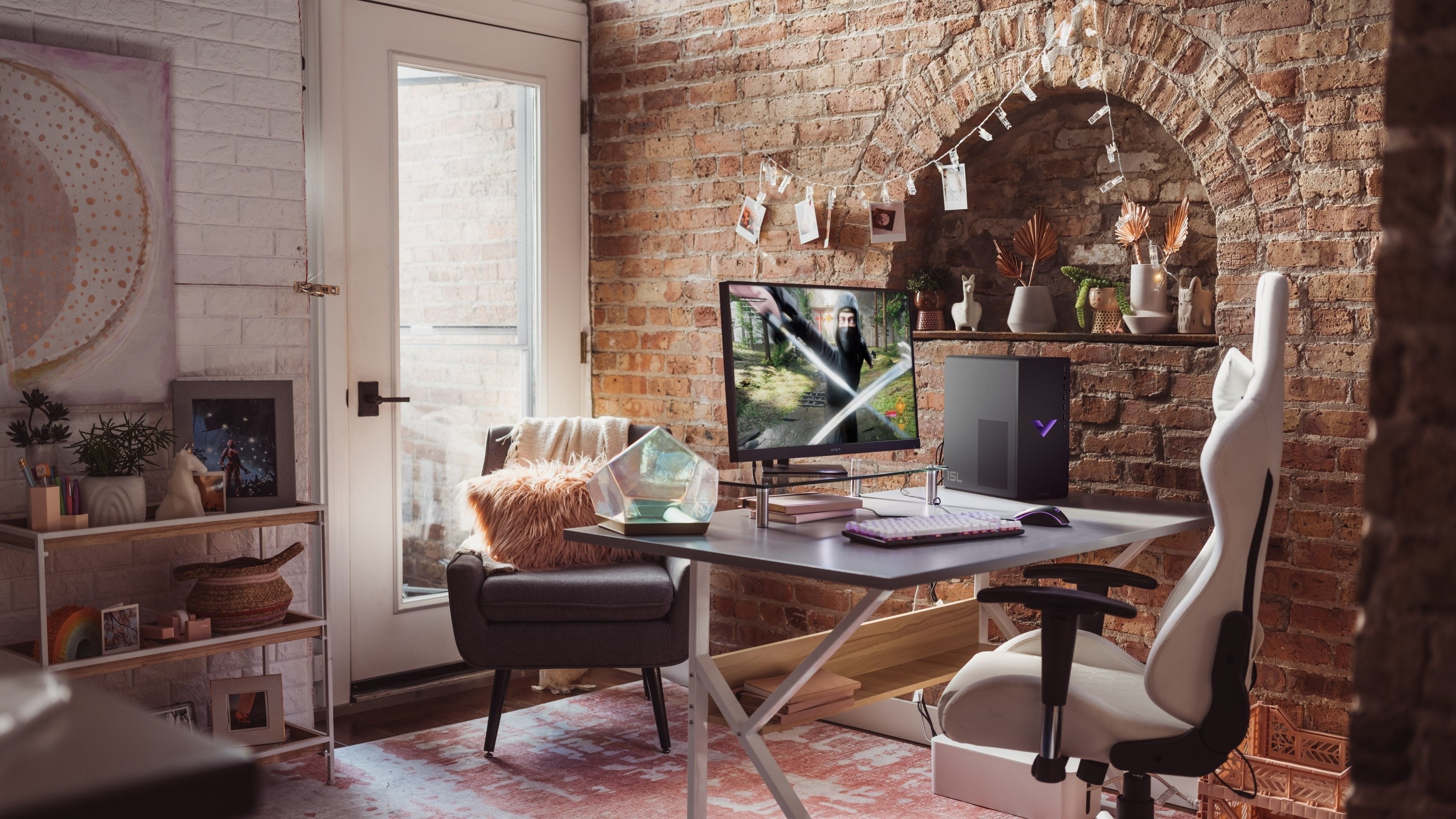 Victus By Hp 0108ns Pc 5600g Amd Ryzen 5 16gb 512gb Ssd Radeon Rx 6400 Windows 11 Home Blanco