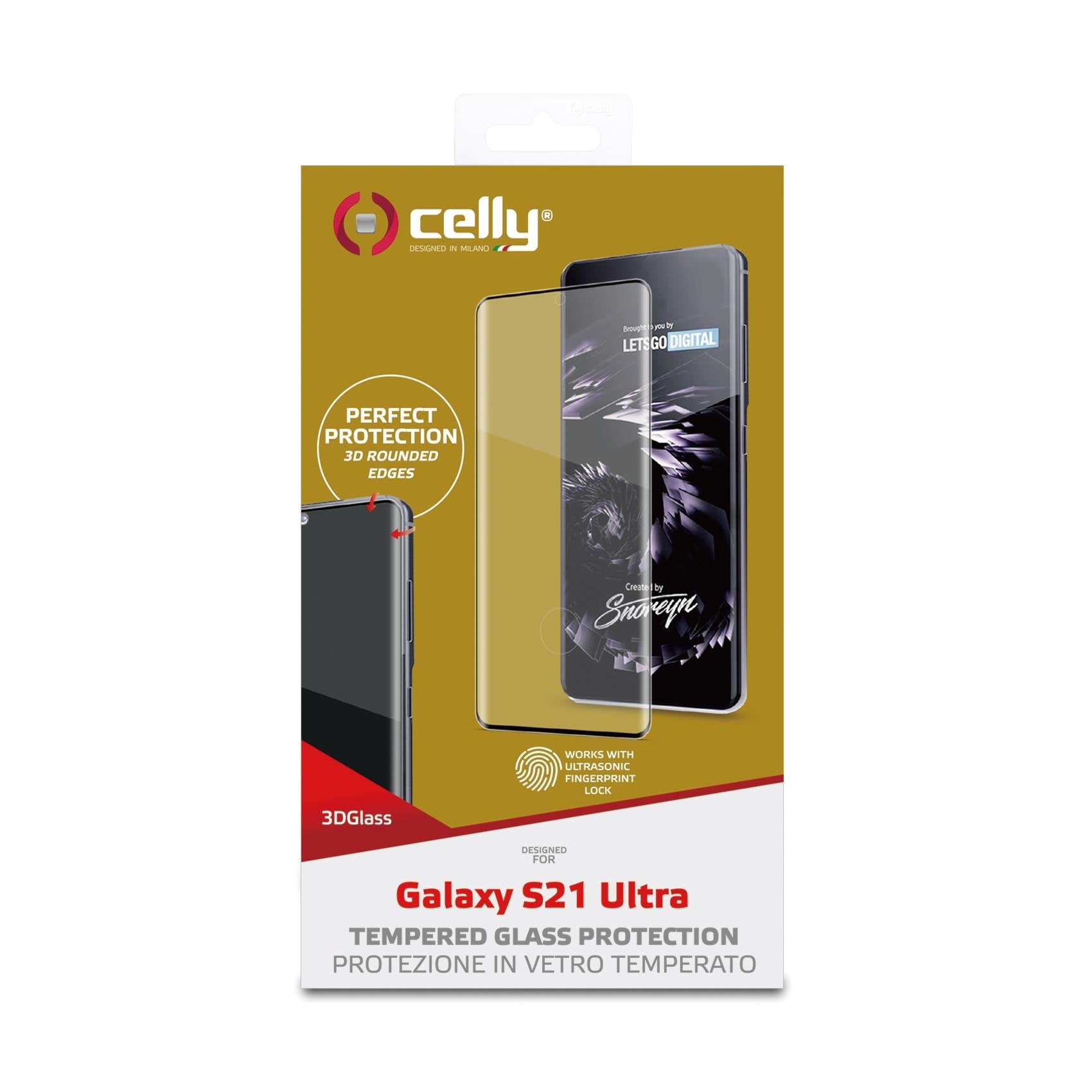 EAN 8021735763871 - Celly 3DGLASS994BK protector de pantalla o trasero para teléfono móvil Samsung 1 pieza(s) imagen 3