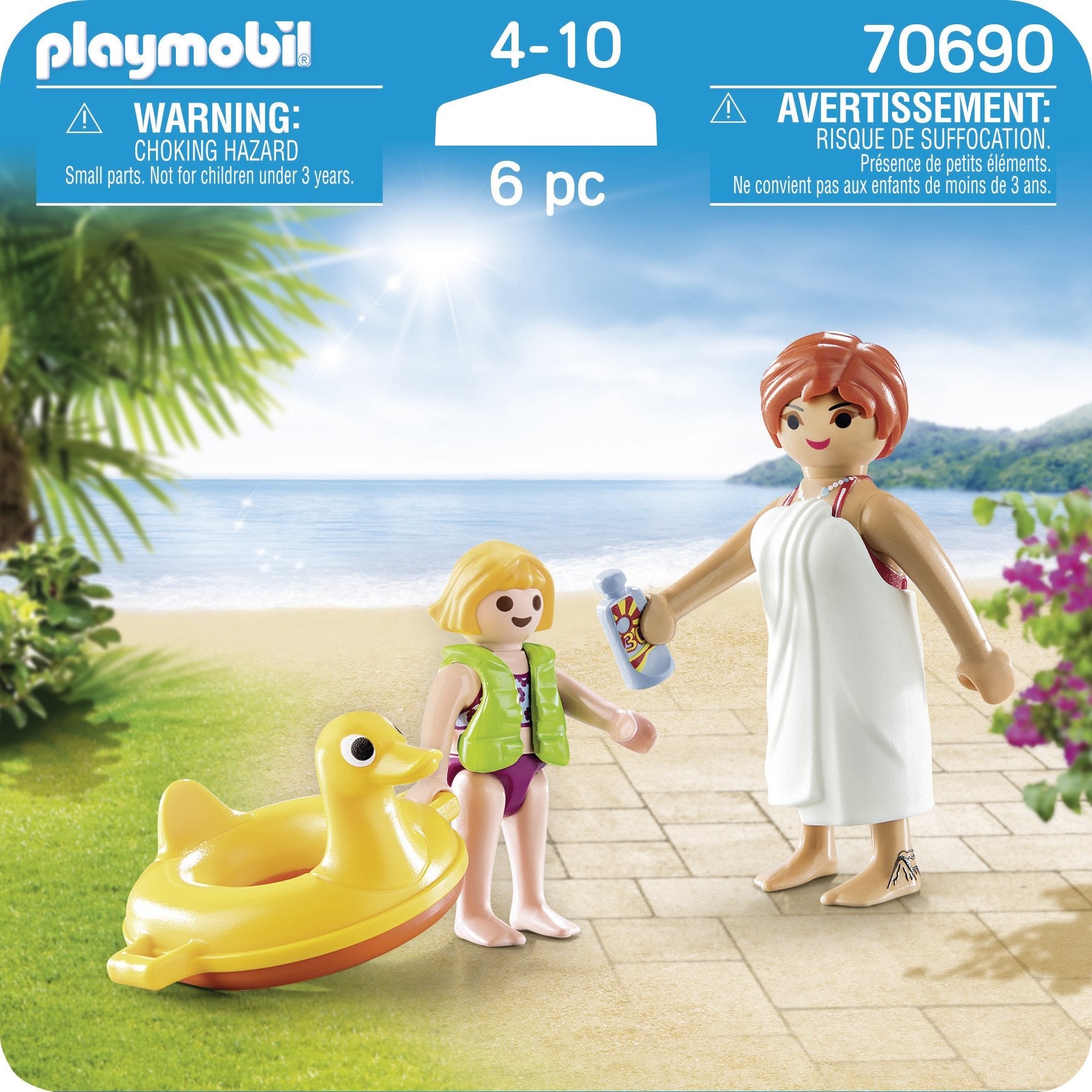 Playmobil Duo Pack Bañistas Pareja De Vacaciones