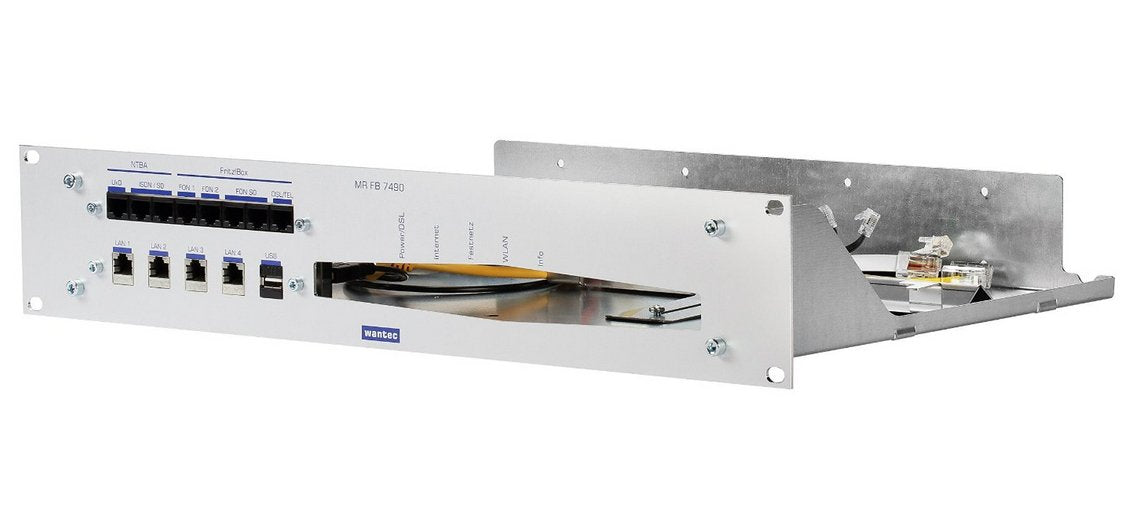 Soporte De Montaje Wantec 19 "Para Fritzbox 73 .. Y 74 ..