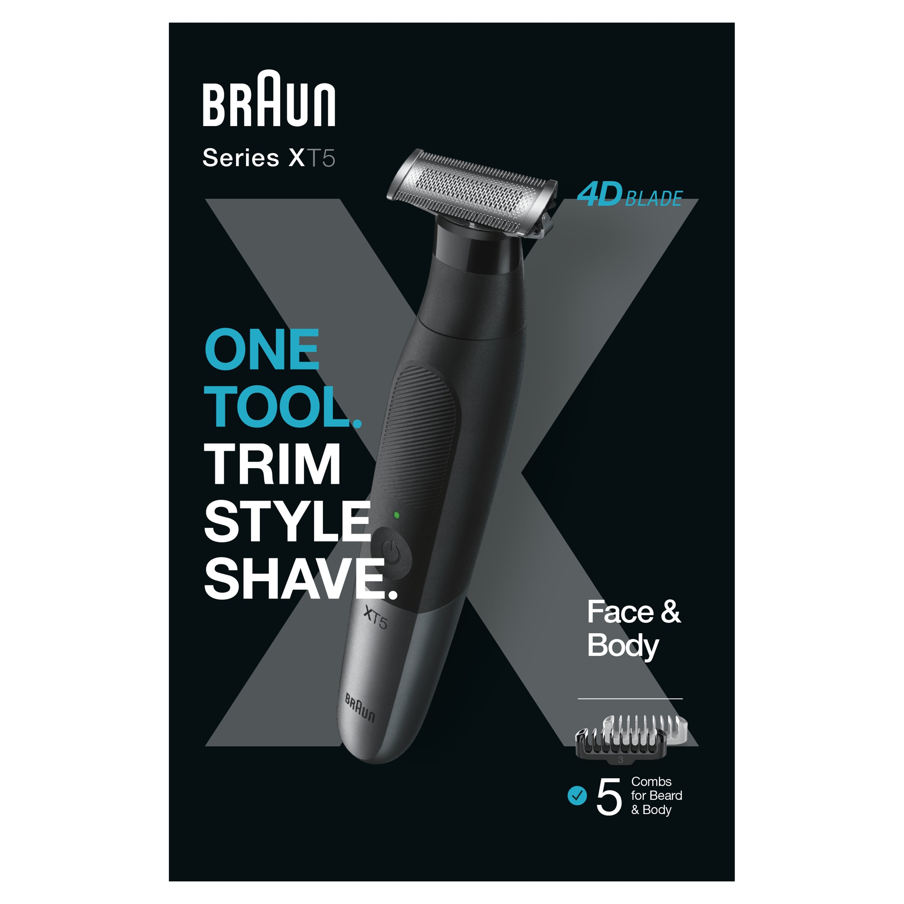 EAN 7500435206341 - Braun XT5100 Batería 5 mm Mojado y seco Negro, Gris imagen 1